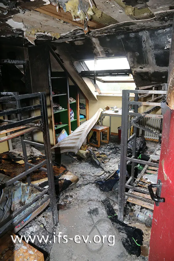 Blick in den "Brandraum"